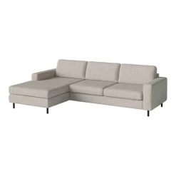 Scandinavia 3-Sitzer Sofa mit Chaise Longue links