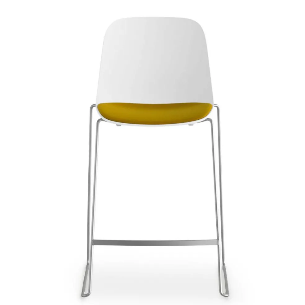 Seela S321 Barhocker mit Stoff H 75cm