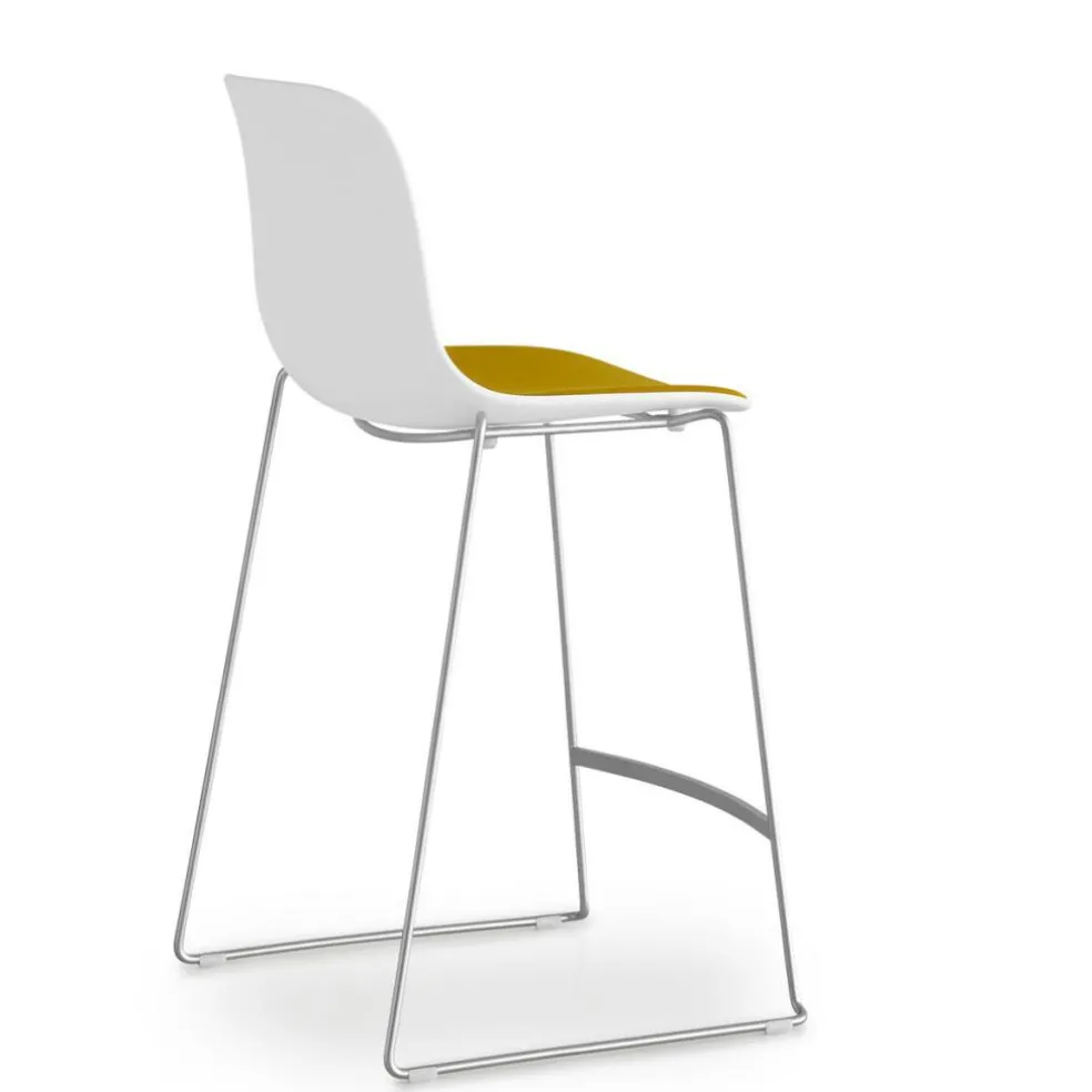 Seela S321 Barhocker mit Stoff H 75cm