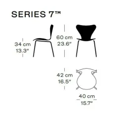 Serie 7™ Kinderstuhl verchromt