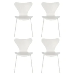 Serie 7™ Stuhl gefärbte Esche Monochrom 4er Set