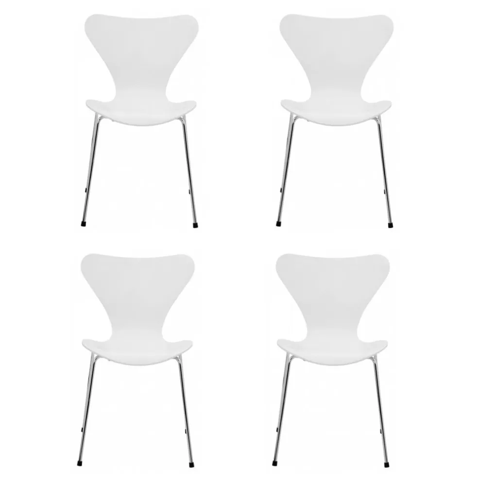 Serie 7™ Stuhl lackiert 4er Set
