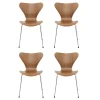 Serie 7™ Stuhl Naturfurnier 4er Set
