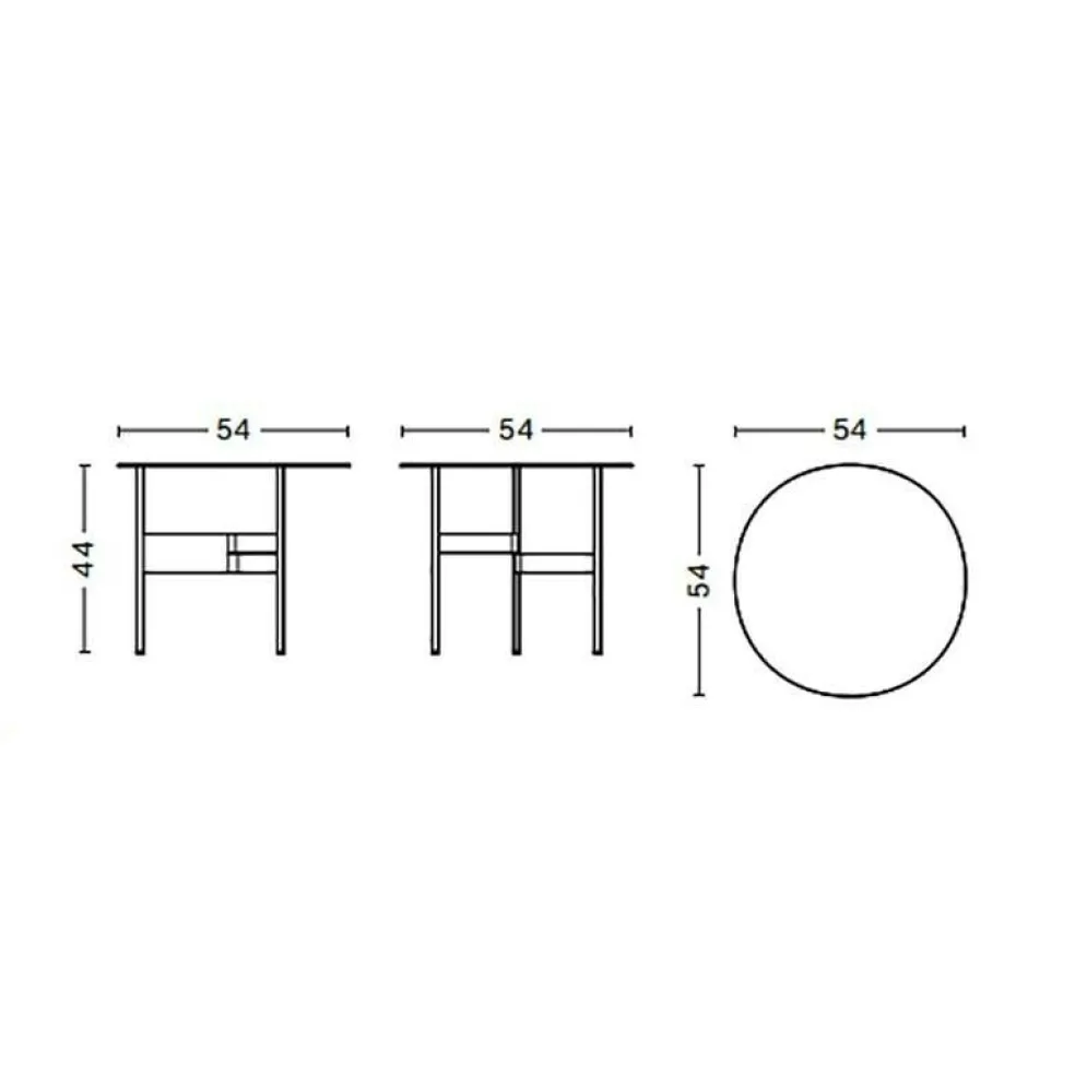 Shim Beistelltisch Ø 54cm