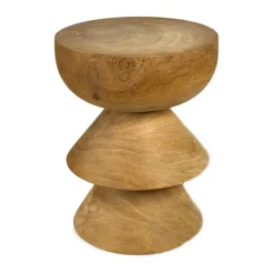 Short Skirt Hocker Holz