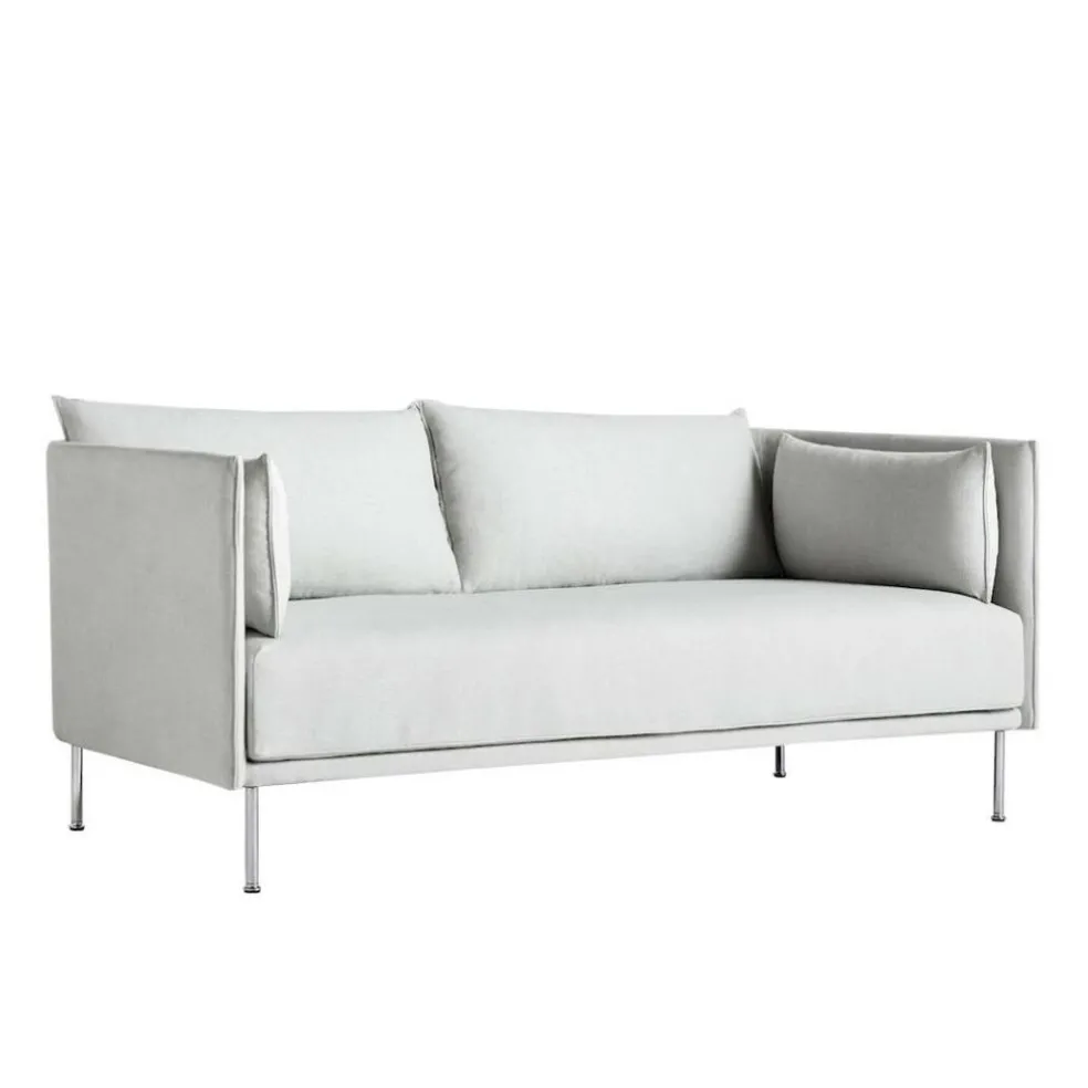 Silhouette 2 Sitzer Sofa Füße Stahl