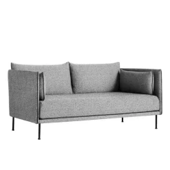 Silhouette 2 Sitzer Sofa Füße Stahl