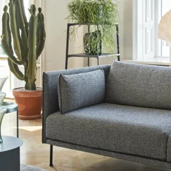 Silhouette 2 Sitzer Sofa Füße Stahl