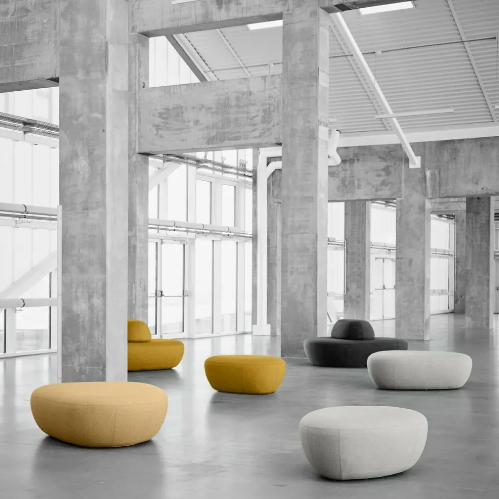 Sisters Pouf mit Rückenlehne