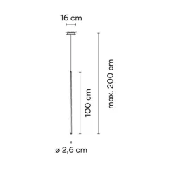 Slim 0920 LED Pendelleuchte