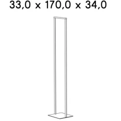 Slim Garderobenständer B 33cm