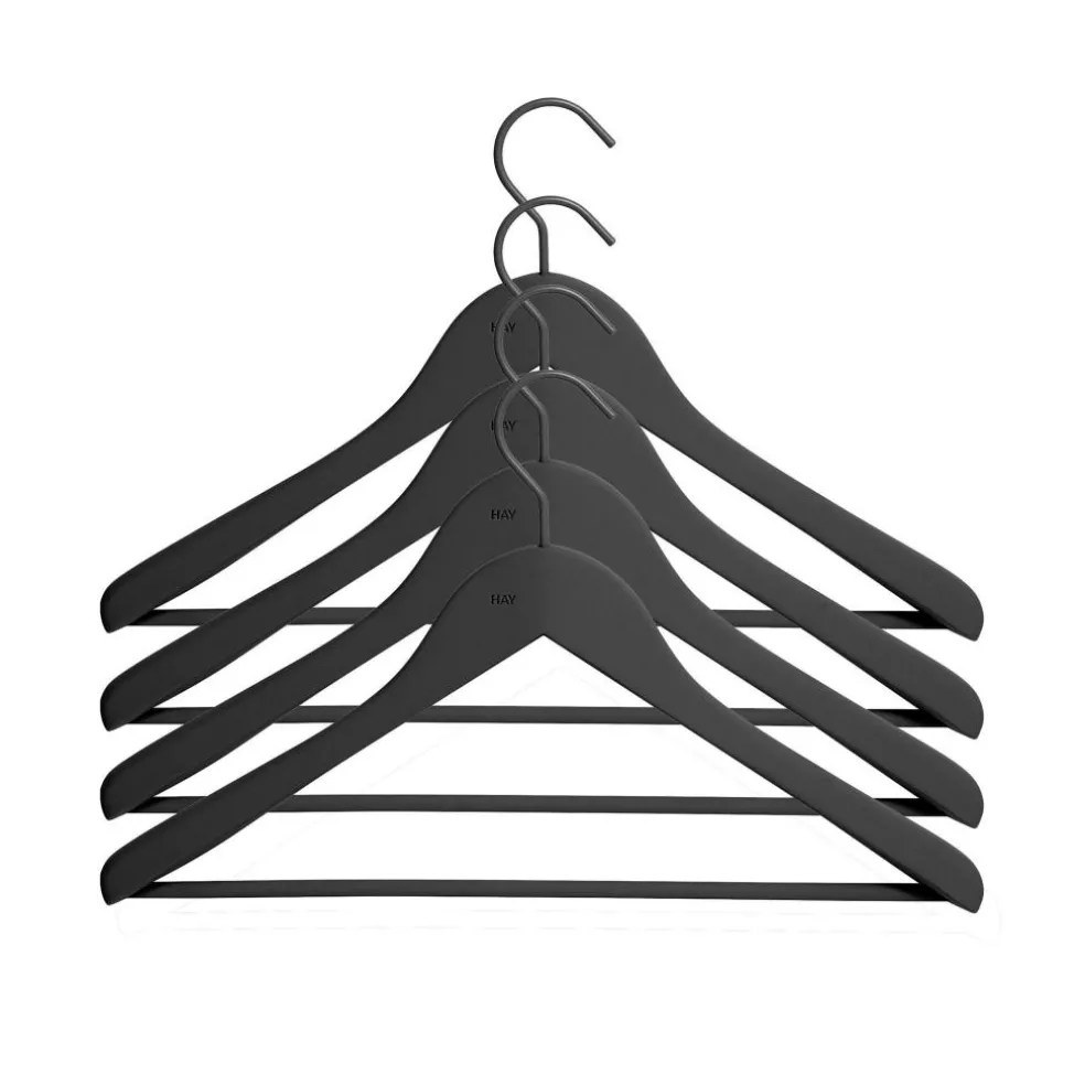 Soft Coat Kleiderbügel mit Stange Set 4-teilig