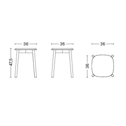 Soft Edge 72 Hocker