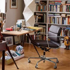 Soft Pad Chair EA 217 Bürostuhl verchromt