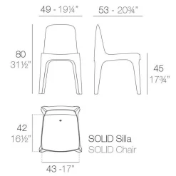 Solid Stuhl 4er Set