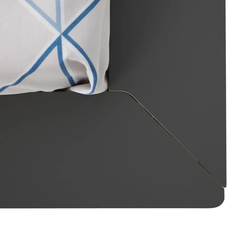 Spaze Einzelbett mit hohem Kopfteil 90x200cm
