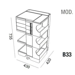 Special Edition Boby 3/3 Rollcontainer M