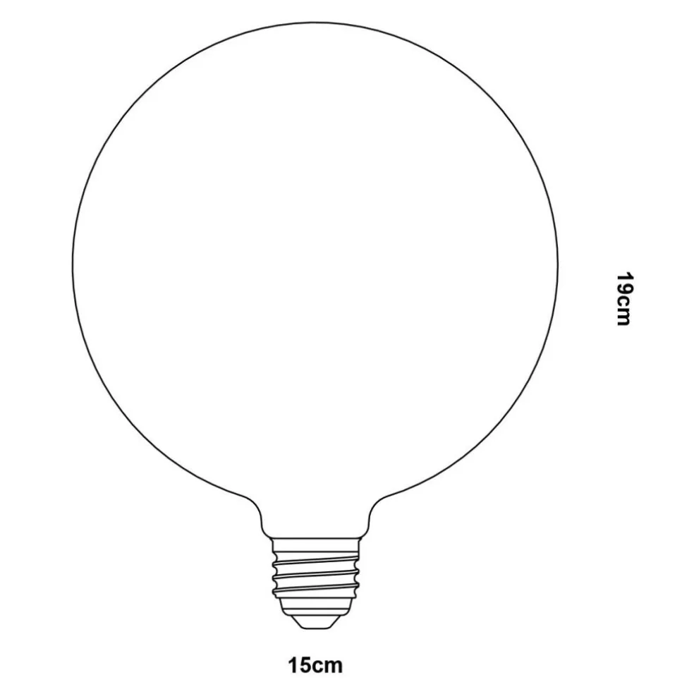 Sphere IV LED E27 GLOBE 360° 8W => 53W Dim To Warm