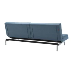 Splitback Schlafsofa Chrom 210x89cm