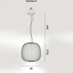 Spokes 2 LED Pendelleuchte