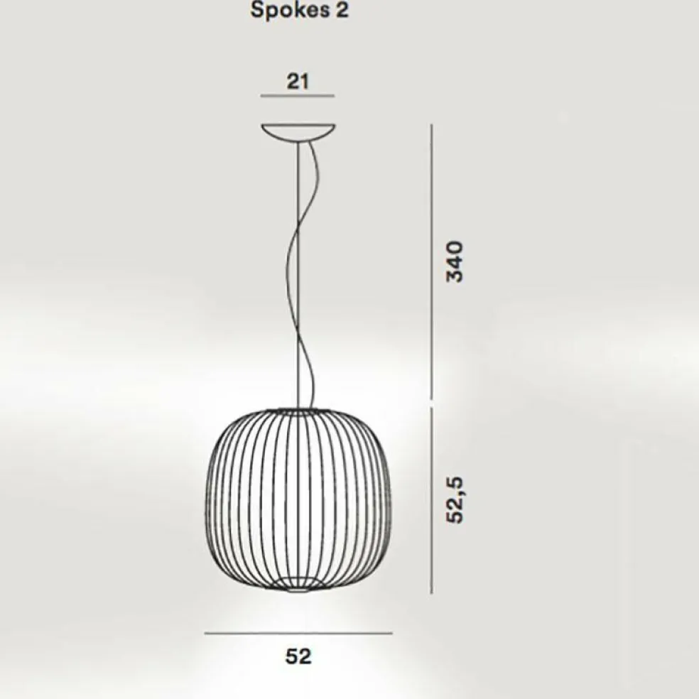 Spokes 2 LED Pendelleuchte