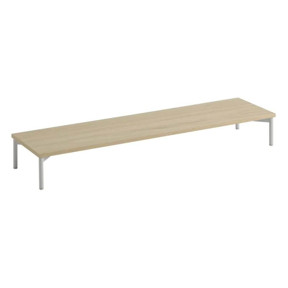 Stacked 2.0 Podium mit Rohrgestell 131x35cm