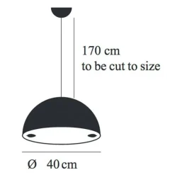Stchu-Moon 02 Pendelleuchte Ø40cm
