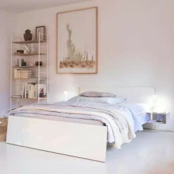 Stockholm Doppelbett 160x200cm mit Kopfteil