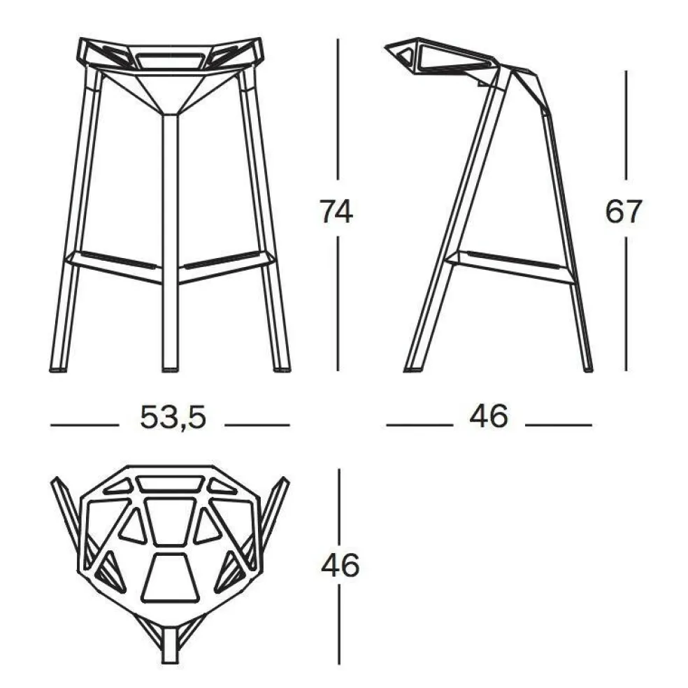 Stool One Hocker