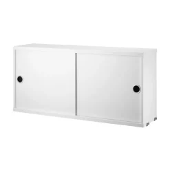 String System Hängeschrank mit Schiebetüren Tiefe 20cm