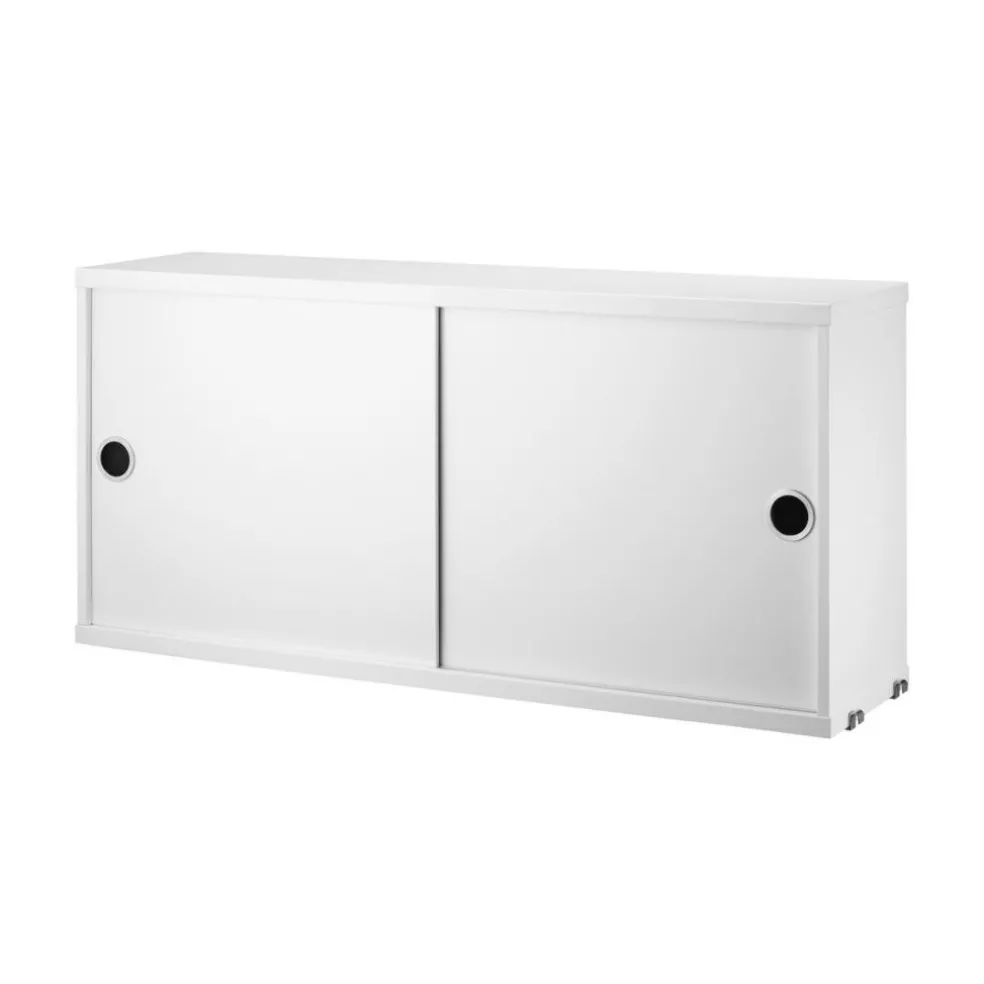 String System Hängeschrank mit Schiebetüren Tiefe 20cm