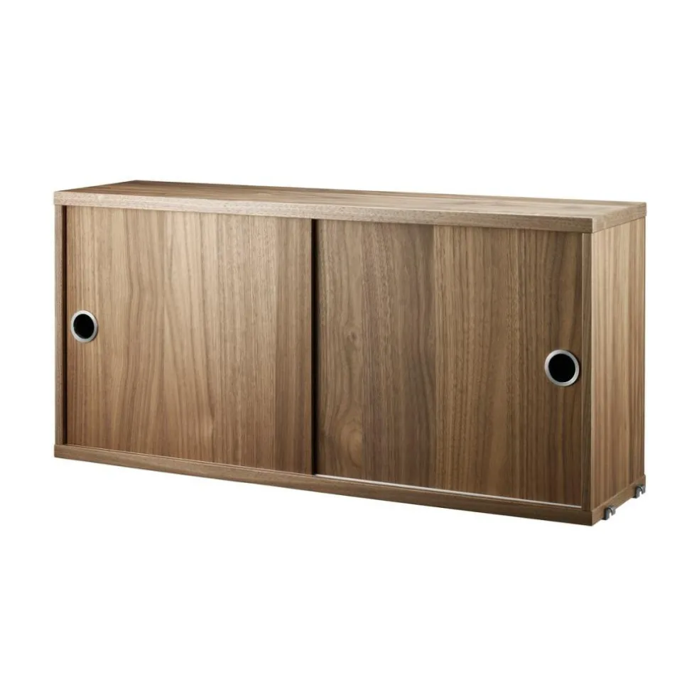 String System Hängeschrank mit Schiebetüren Tiefe 20cm