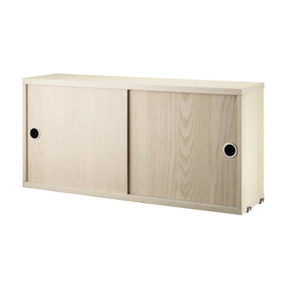 String System Hängeschrank mit Schiebetüren Tiefe 20cm