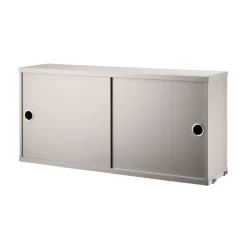 String System Hängeschrank mit Schiebetüren Tiefe 20cm