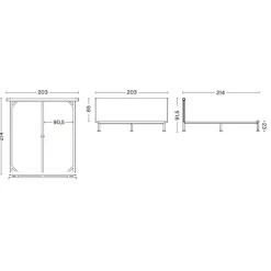 Tamoto Bett 180x200cm