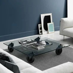Tavolo Con Ruote Couchtisch 120x120cm