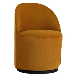 Tearoom Side Chair Samt drehbar