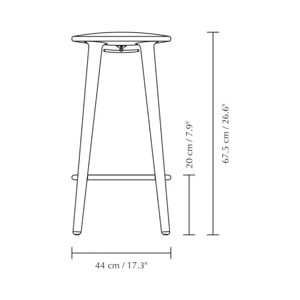 The Socialite Barhocker H 67,5cm