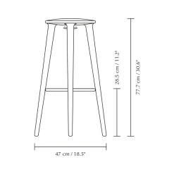 The Socialite Barhocker H 77,5cm