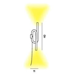 Tobia LED Wandleuchte
