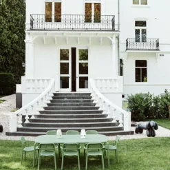 Toní Gartentisch + Gartenarmlehnstuhl