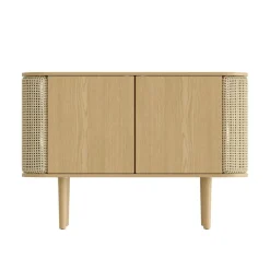 Treasures Sideboard mit 2 Türen Wiener Geflecht