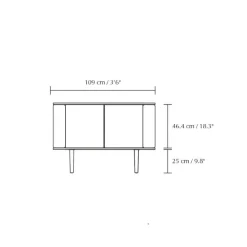 Treasures Sideboard mit 2 Türen