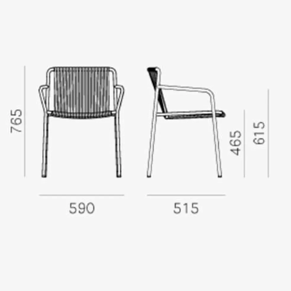 Tribeca 3665 Gartenarmlehnstuhl