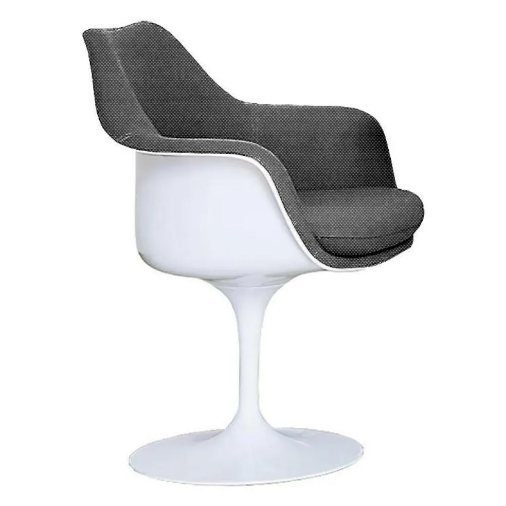 Tulip Saarinen Armlehnstuhl vollgepolstert drehbar