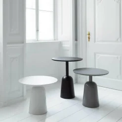 Turn Beistelltisch Marmor höhenverstellbar