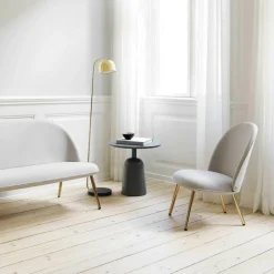 Turn Beistelltisch Marmor höhenverstellbar