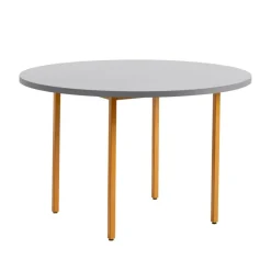 Two-Colour Esstisch Gestell Ocker Ø120cm