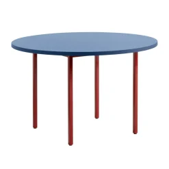 Two-Colour Esstisch Gestell Kastanienrot Ø120cm