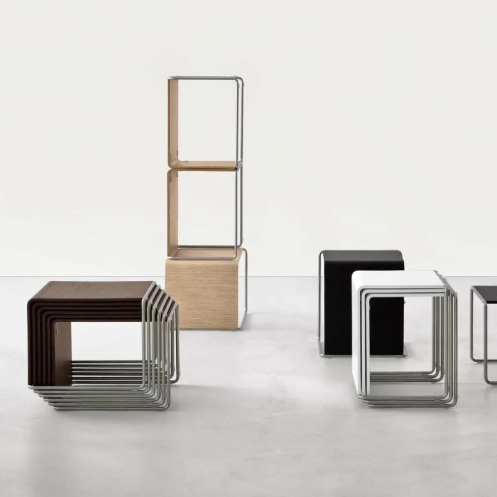Ueno T50 Beistelltisch/Hocker Sitzfläche Eiche